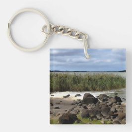 Lugn strand vid Lake Bolac