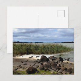 Lugn strand vid Lake Bolac Vykort