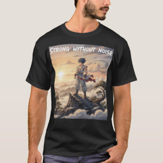 Lugn Styrka Anime Gym Motivation T-Shirt