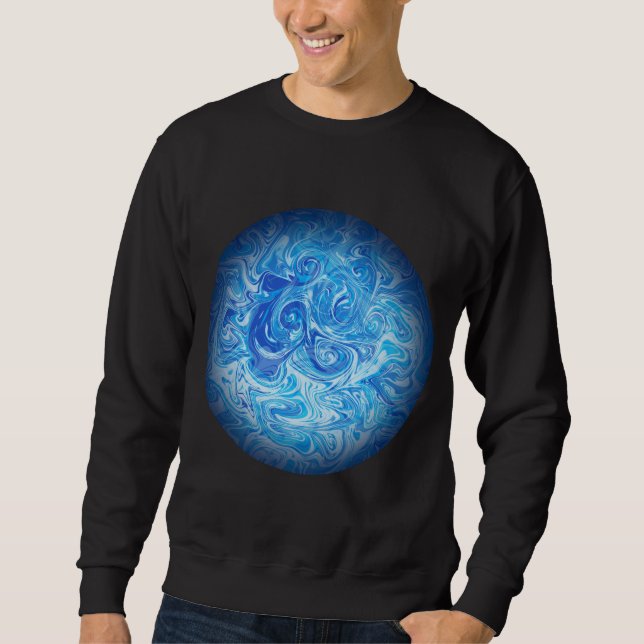 Lugn Tid Estetisk Hoodie Lång Ärmad Tröja (Framsida)