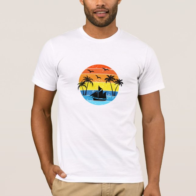 Lugn Tropisk  T Shirt (Framsida)