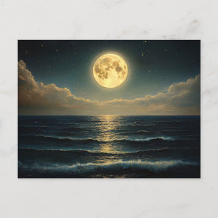 Lugn under Fullt Moonlight Vykort