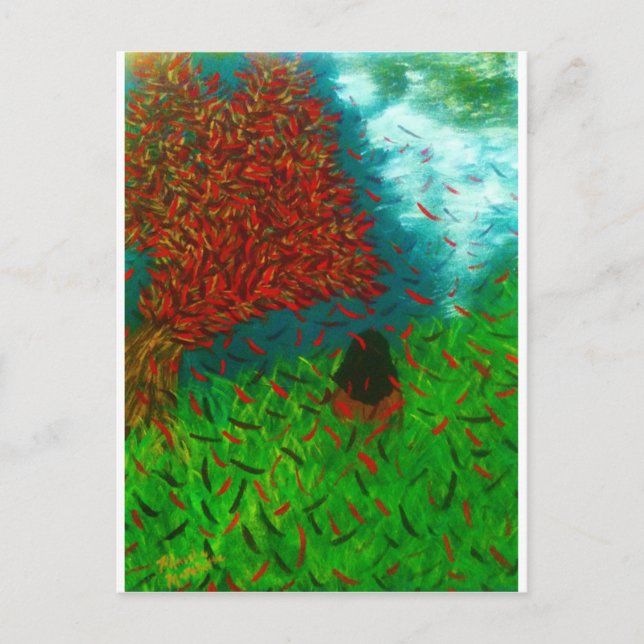 "Lugn under stormen" Vykort (Framsida)