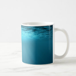Lugn undervattensscen kustdekor kaffemugg
