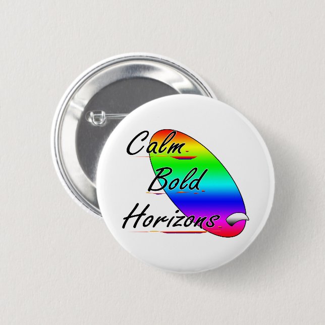 Lugn vågrätt runt vågrätt knapp (Framsida & baksida)