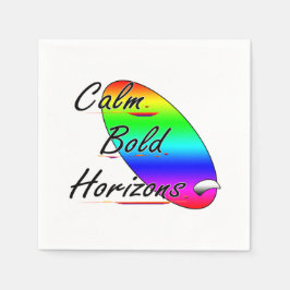 Lugn vågrätt runt vågrätt pappersservett