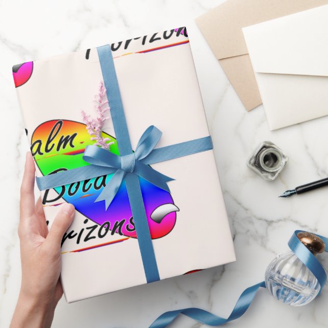 Lugn vågrätt runt vågrätt presentpapper (Gifting)