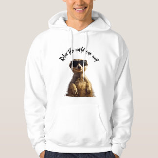 Lugn – Världen kan vänta | Cool Surikat med Sol Hoodie