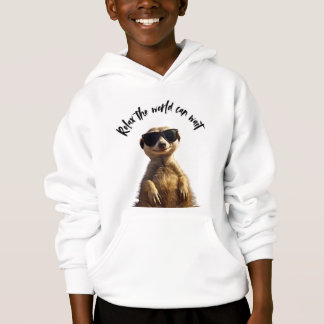 Lugn – Världen Kan Vänta | Cool Surikat med Sol T Shirt