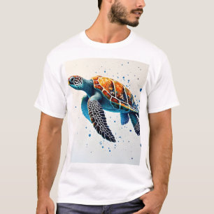 Lugn Vatten: Celebrate Sea Turtles med hav T Shirt