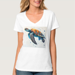 Lugn Vatten: Celebrate Sea Turtles med hav T Shirt