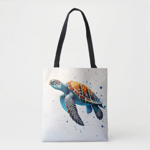 Lugn Vatten: Celebrate Sea Turtles med hav Tygkasse