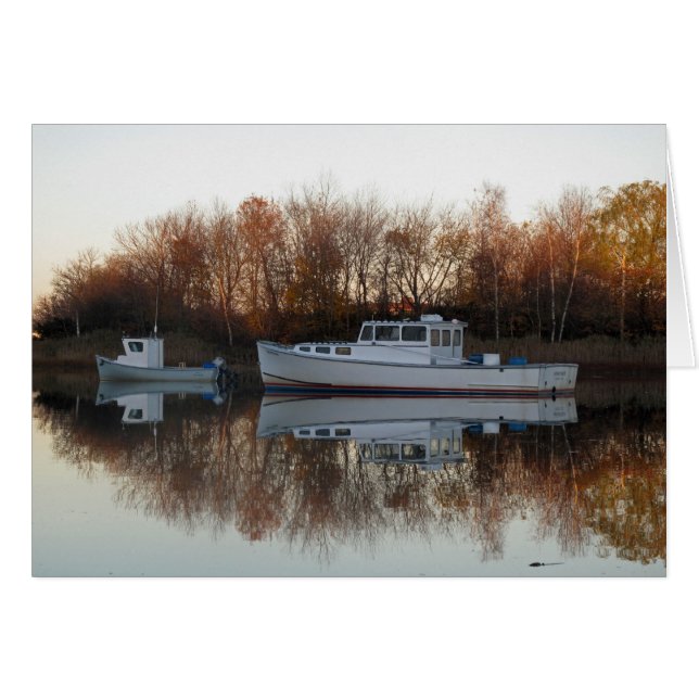 Lugn Vatten Hälsningskort (Framsidan Horizontal)