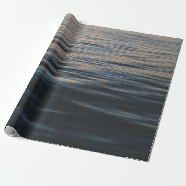 Lugn vatten presentpapper (Utrullad)