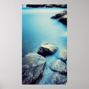 Lugn Vatten Quiet Background Poster