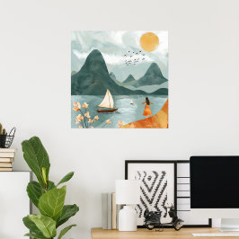 Lugn vid havet poster