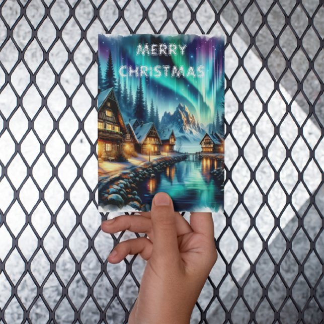 Lugn vid vattnets kant julkort vykort (Skapare uppladdad)