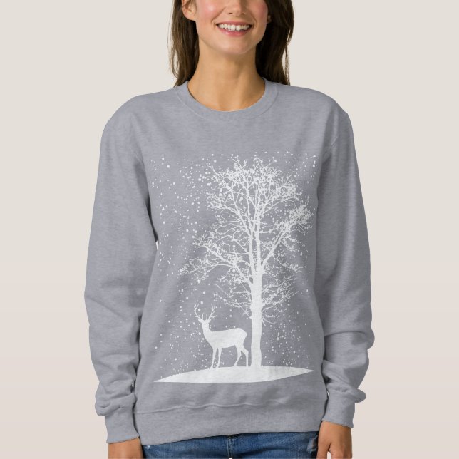Lugn vinter siluett t shirt (Framsida)