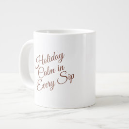 Lugn vintermugg – mysig minimalistisk design jumbo mugg