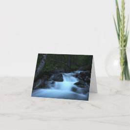 Lugn Waterfall Greeting Card Kort