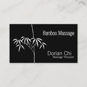 Lugn Zen Bambu Japansk Trädgård Visitkort