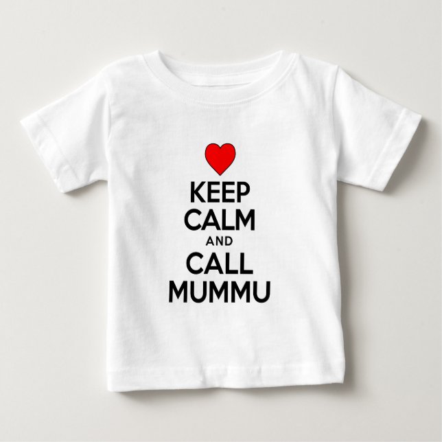 Lugna appell Mummu för behålla Tee Shirt (Framsida)