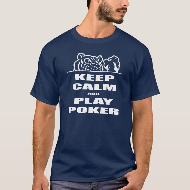 LUGNA BEHÅLLA & LEKPOKER TEE (Framsida)