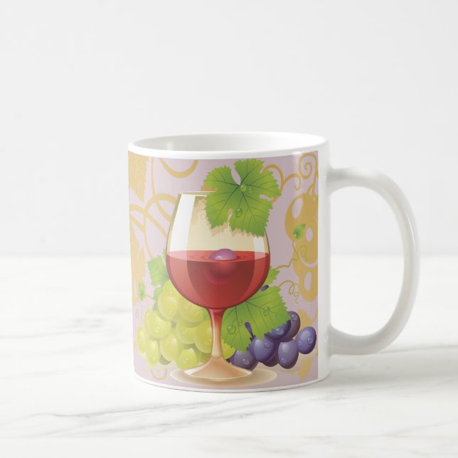 Lugna behålla och design för konst för kaffemugg (Höger)