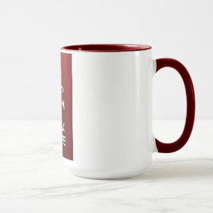 Lugna behålla och drinkkaffe mugg
