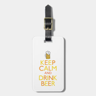 Lugna behålla och drinköl bagagebricka
