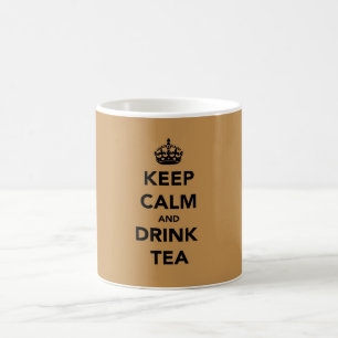 "Lugna behålla och drinkTea" mugg