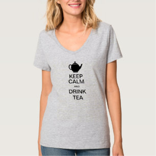 Lugna behålla och drinktea tee