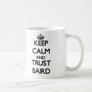 Lugna behålla och förtroende Baird Kaffemugg