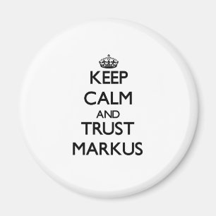 Lugna behålla och FÖRTROENDE Markus Magnet