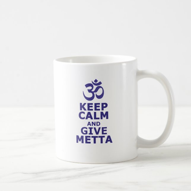 Lugna behålla och ge Metta Kaffemugg (Höger)