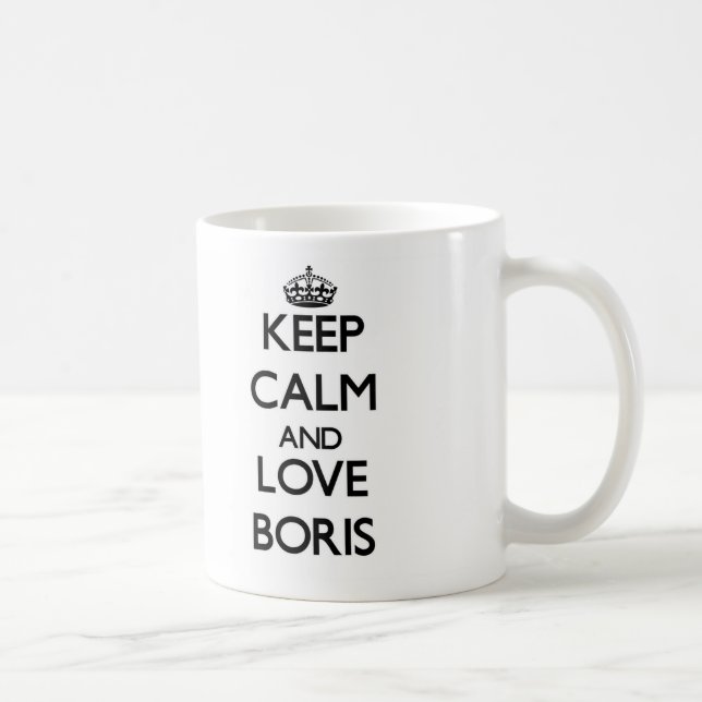 Lugna behålla och kärlek Boris Kaffemugg (Höger)