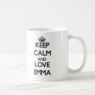 Lugna behålla och kärlek Emma Kaffemugg