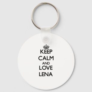 Lugna behålla och kärlek Lena Nyckelring