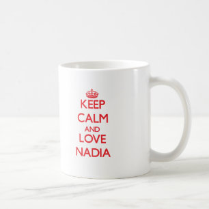 Lugna behålla och kärlek Nadia Kaffemugg