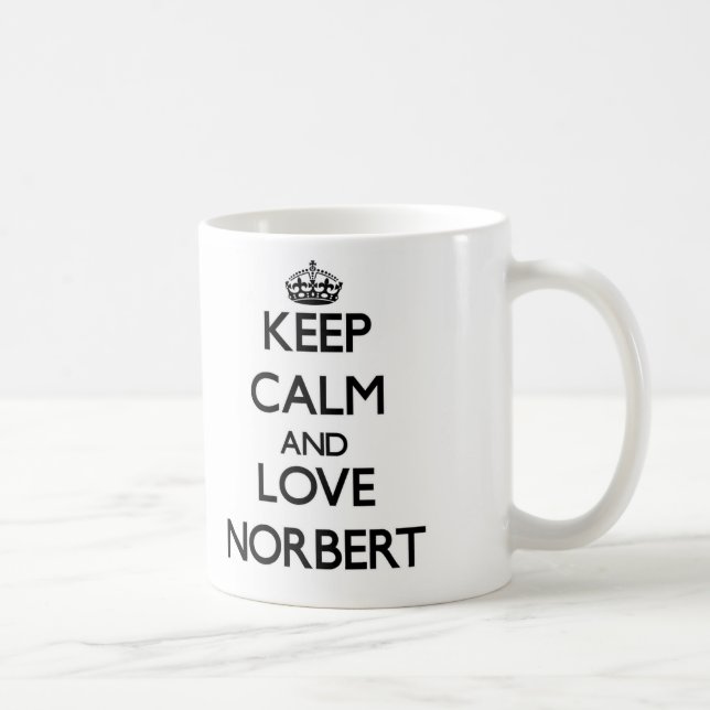 Lugna behålla och kärlek Norbert Kaffemugg (Höger)