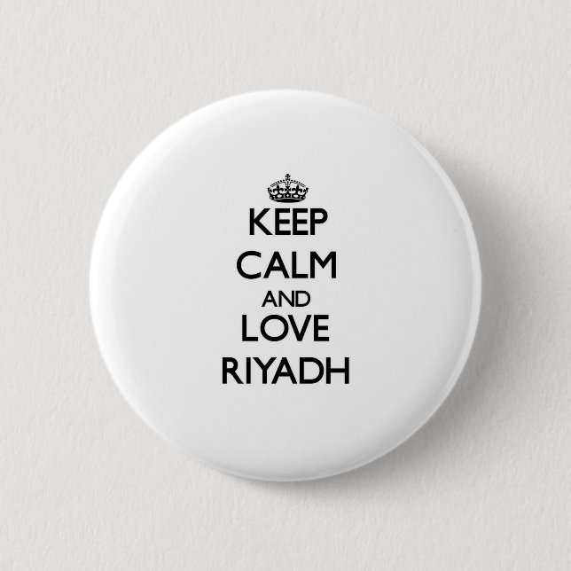 Lugna behålla och kärlek Riyadh Knapp (Framsida)