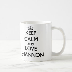 Lugna behålla och kärlek Shannon Kaffemugg