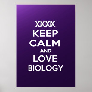 Lugna behålla och kärlekbiologi poster