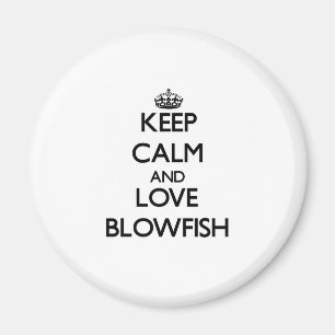 Lugna behålla och kärlekBlowfish Magnet