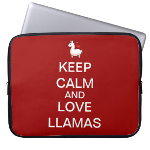 Lugna behålla och kärlekLlamas Laptop Fodral