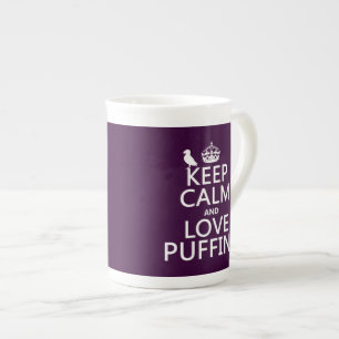 Lugna behålla och kärlekPuffins (någon Benporslin Mugg