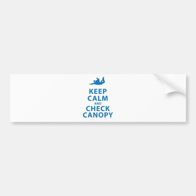 LUGNA BEHÅLLA OCH KONTROLLCANOPY BILDEKAL (Framsidan)