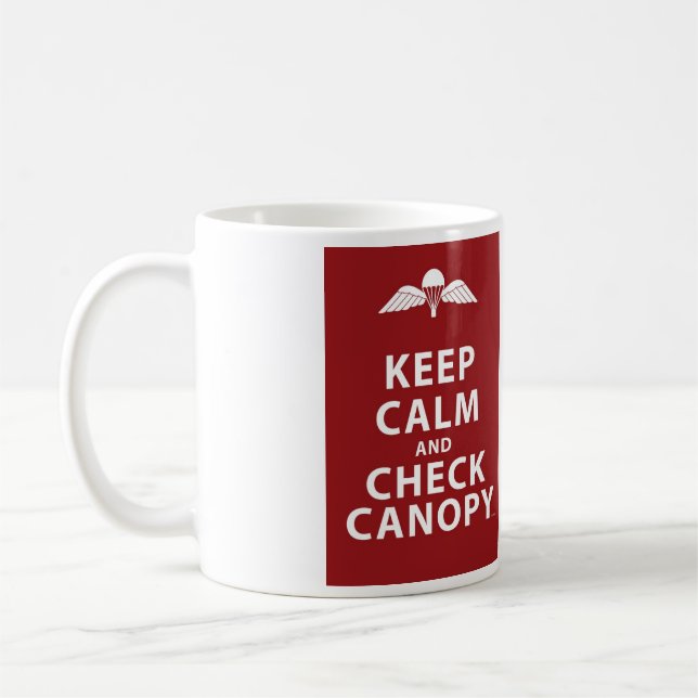 LUGNA BEHÅLLA OCH KONTROLLCANOPY KAFFEMUGG (Vänster)
