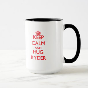Lugna behålla och kram Ryder Mugg