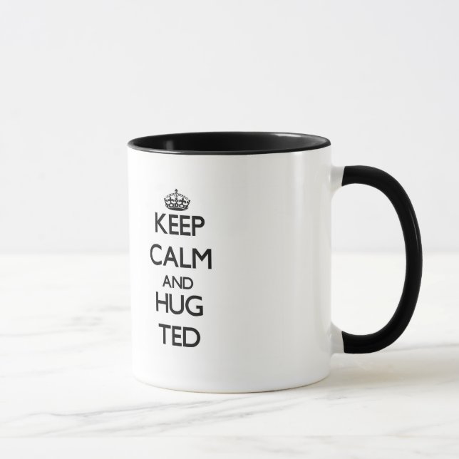Lugna behålla och kram Ted Mugg (Höger)